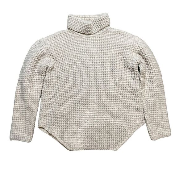 PEREGRINE Wool Turtleneck Sweater Ivory Size Large - Picture 1 of 8